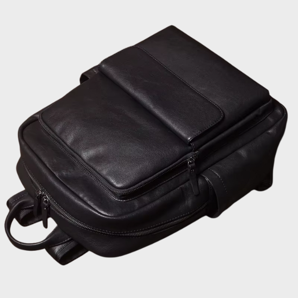 Mochila de Couro Casual Para Notebook 16 Polegadas Orion