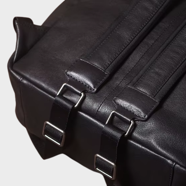 Mochila de Couro Casual Para Notebook 16 Polegadas Orion