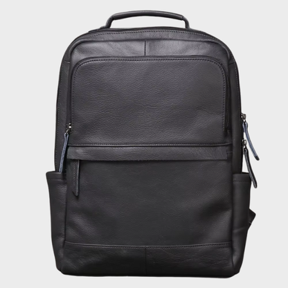 Mochila de Couro Com Alça Arqueada para Notebook Até 15 Polegadas Belmont