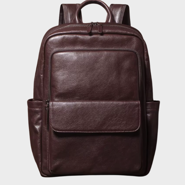 Mochila de Couro Casual Para Notebook 16 Polegadas Orion