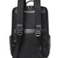 Mochila Executive  em Couro Liso  Com Fecho de Aba para Notebook 15" - Preto